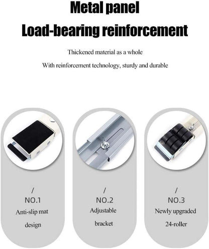 Multi-Functional Adjustable Trolley Fixed Mount Racks Holder (Pair of 1)