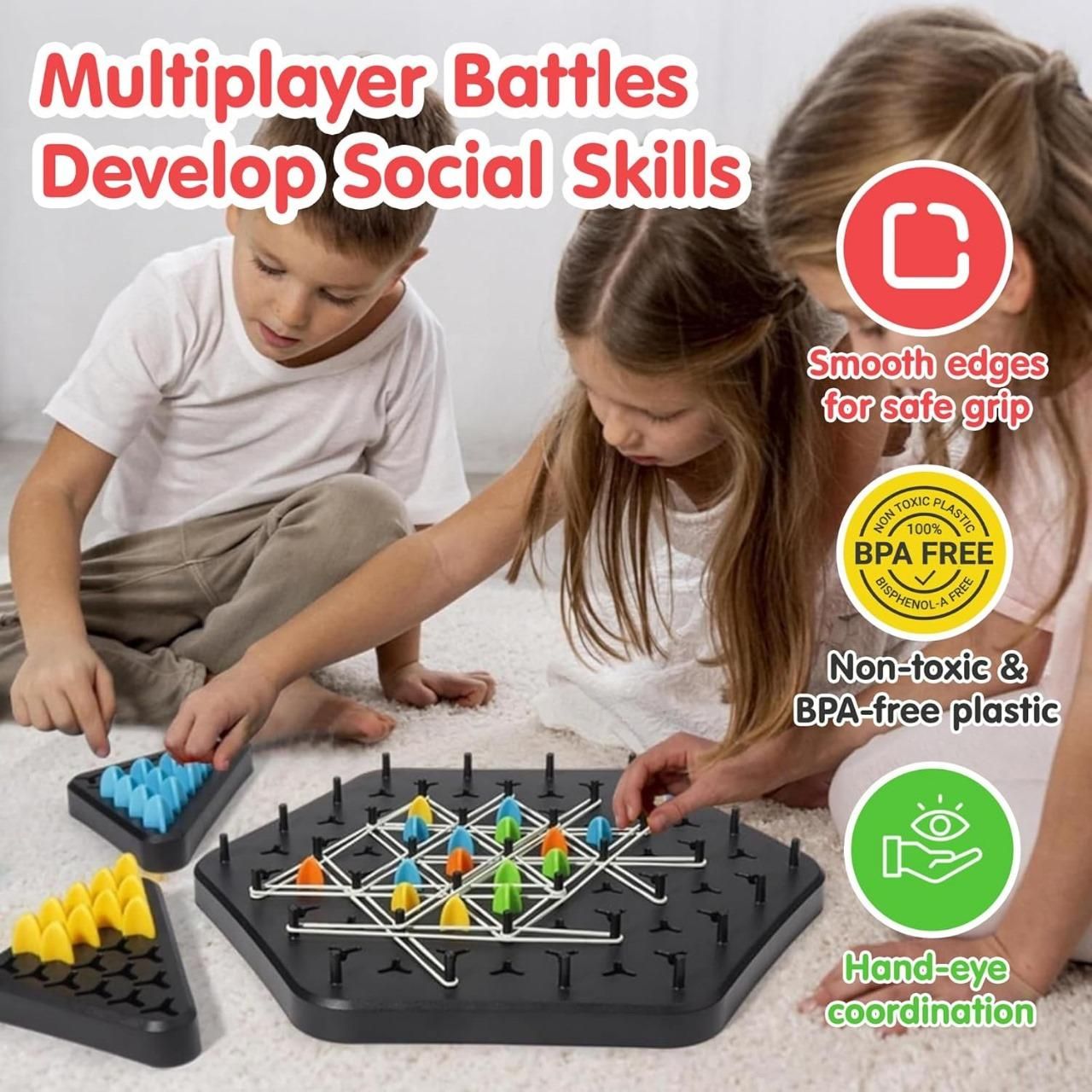 Triangle Chess Chain Set – Creative Mind Game for Kids & Adults