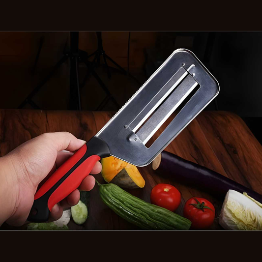 2-Slice Precision Slicer Knife – Dual Blade Kitchen Essential